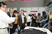 Officiating guests attend the exhibition showcasing the Key Laboratory’s technological inventions